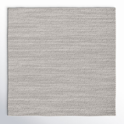 Elle Silver Hand-Woven Wool Rug