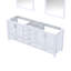 Meuble-lavabo double blanc 80 po X P 22 po D et 30 po Miroirs-117984813