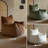 Corduroy Bean Bag Chair With Memory Foam For Living Room, Bedroom & Dorm, Cozy Fluffy Single Cloud Mini Couch-123045174