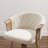 Lesli Swivel Tufted Boucle Upholstered Bentwood Counter & Bar Stool