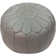 Repose-pieds en cuir marocain Cherise