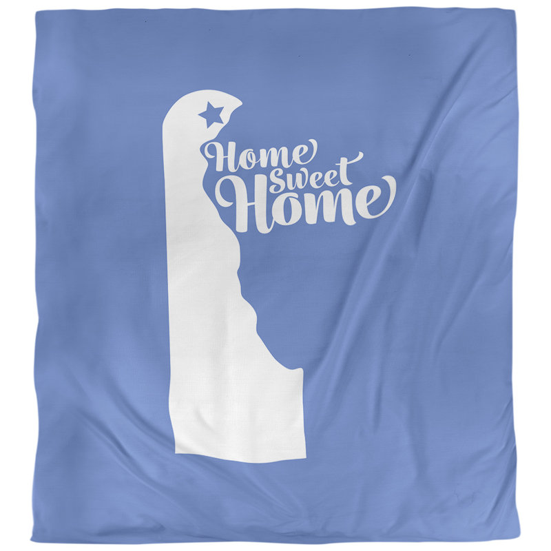 Housse de couette wilmington doux, Housse de couette pour grand lit, Bleu, Microfibre