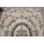 Tapis beige classique en laine patchwork 48,4 x 78,3 pouces