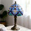 Lampe de table en verre coloré de style Tiffany