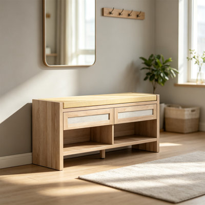 8 Pair Shoe Storage Bench