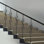 5Pcs 44In Height Hollow S-Shape Stair Railing Baluster