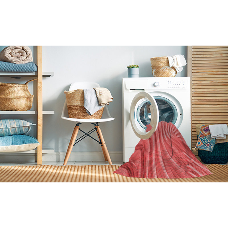 100% Machine Washable Patterned 2989 Area Rug, Rectangle 2' x 3'