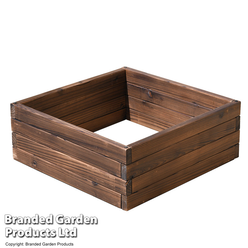Maisie Wood Raised Flower Bed 110x90cm (x2), 66Cm H x 27Cm W x 24Cm D