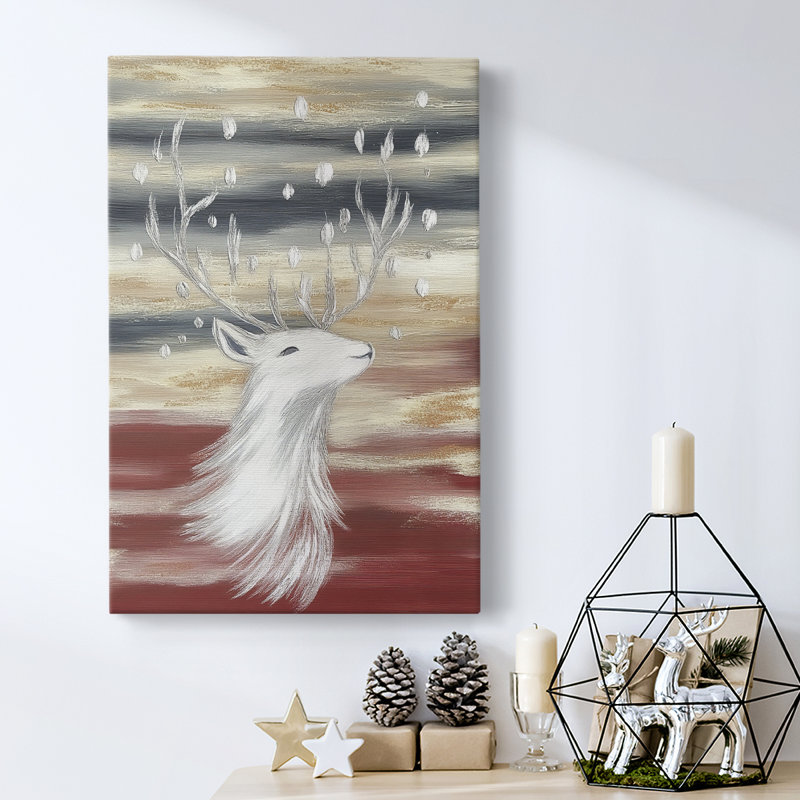 Art des Fêtes de Noël - Toile tendue avec châssis CCDBVI, H 24 po x l 16 po