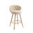 COOLMORE Counter Height Bar Stools Set Of 2 For Kitchen Counter Solid Wood Legs With A Fixed Height Of 360 Degrees-1076251229