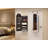 15.75'' Wide Wall Jewelry Armoire with Arch Lighted Full Length Mirror-164399647