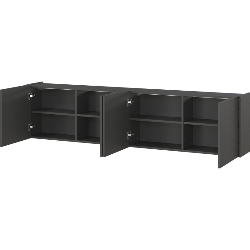 Sailas 183cm Sideboard, Graphite details