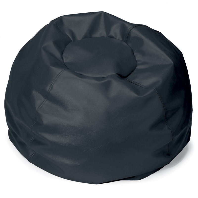 Fauteuil à billes Vinly, Similicuir vinyle noir