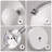 Modern Mid-century White Flower Bud Wall Sconces Sleek Plug In Wall Light Fixtures For Bedroom-117228025-117228026