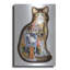  «Shaped Cat 1» par Gale Pitt, art mural en métal, 24 po x 36 po-801631177