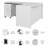 Office 500 Collection 3 Piece Computer Desk Office Set-83629729