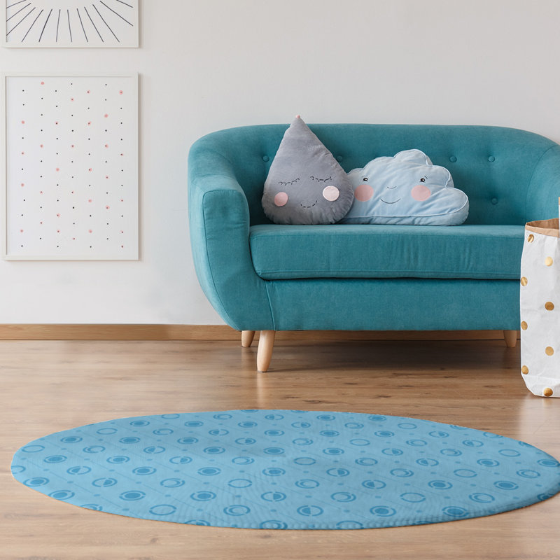 Tapis bleu area phases moon, Rond 5 pi