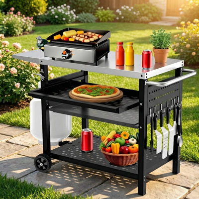 Metal Bar Cart