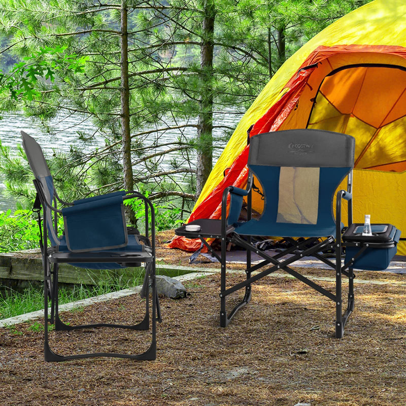 Folding Camping Chair, Blue