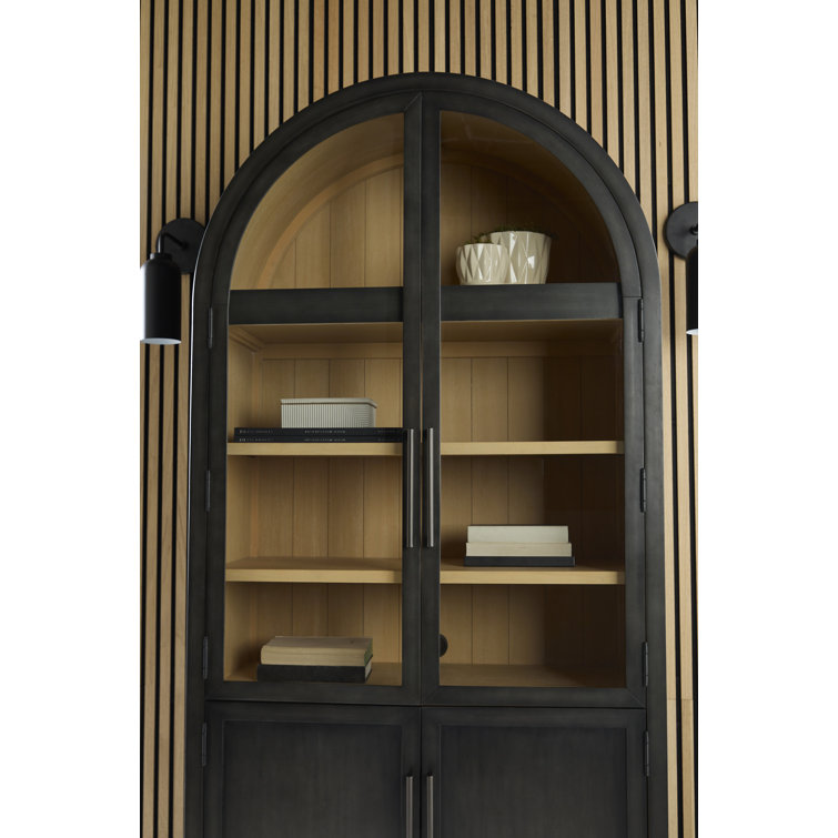 Ambretta Small Bookcase, Black – High Fashion Home