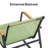 3 Piece Outdoor Patio Set with PVC-coated polyester Rocking Chairs and Solid Wood Armrests-684377487