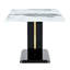 Table de salle à manger rectangulaire 71 po avec base en U Vesta-518559429