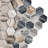 Recycled Honeycomb 12.56" x 15" Glass Mosaic Wall Tile-63332434