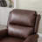  34.6'' Wide Classic and Overstuffed Soft PushBack Recliner-1091160702