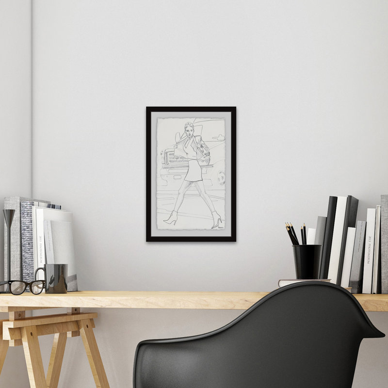 «Bottes sur une pointe» par Parvez Taj, reproduction d'art sur papier, H 45 po x l 30 po x P 1,5 po