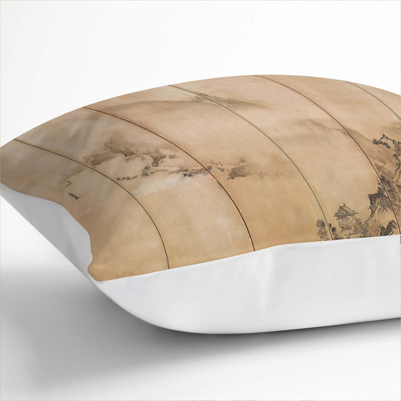 Floral Square Throw Cushion, 40cm H x 40cm W x 15cm D, White
