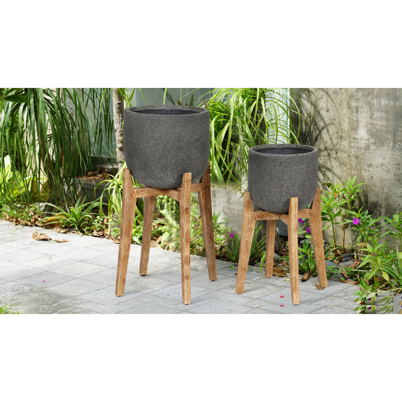 Enola Pot Planter, 25.4" H x 16.5" W x 16.5" D