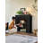 French retro solid wood fireplace decorative cabinet