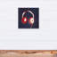 Art sur toile enroulée avec casque Morabito-373072968