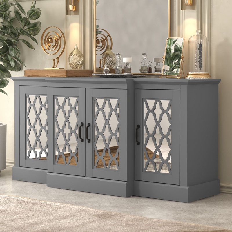 Buffet 60,7 po Chessani, Gris froid
