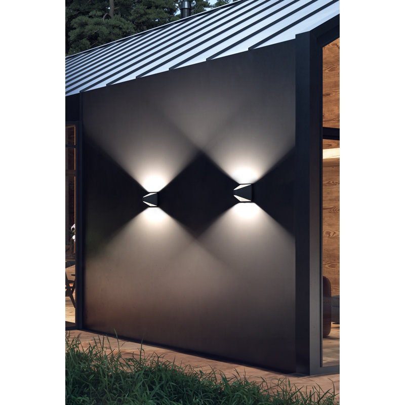 Ellis LED Outdoor Sconce, White