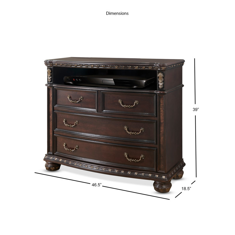 Ancalin 46'' W 4 - Drawer Dresser