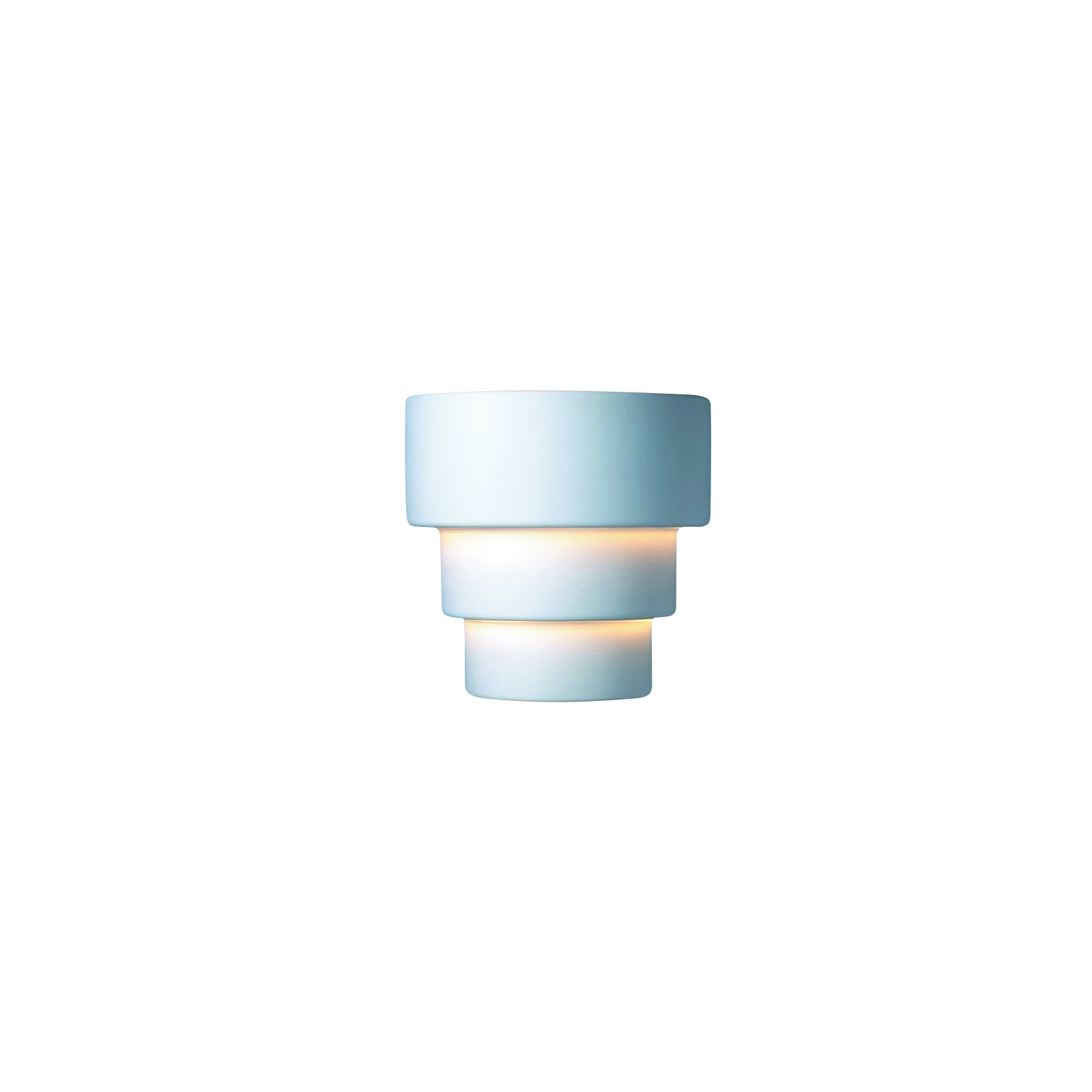Alvera Ceramic Dimmable Flush Mounted Sconce, Antique Patina, Incandescent (Not Included), 10.25" H x 10.75" W x 6.25" D