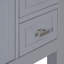 Meuble-lavabo moderne avec lavabo supérieur, 2 portes à fermeture douce et 6 tiroirs-307582064
