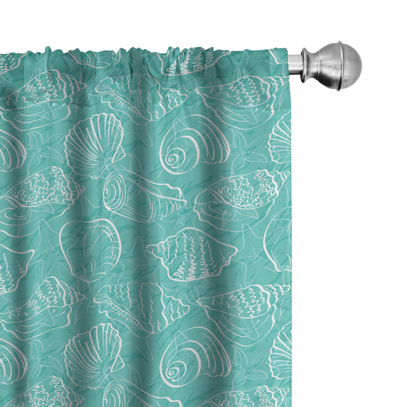 Semi-Sheer Rod Pocket Sliding Panel, 28" x 84"