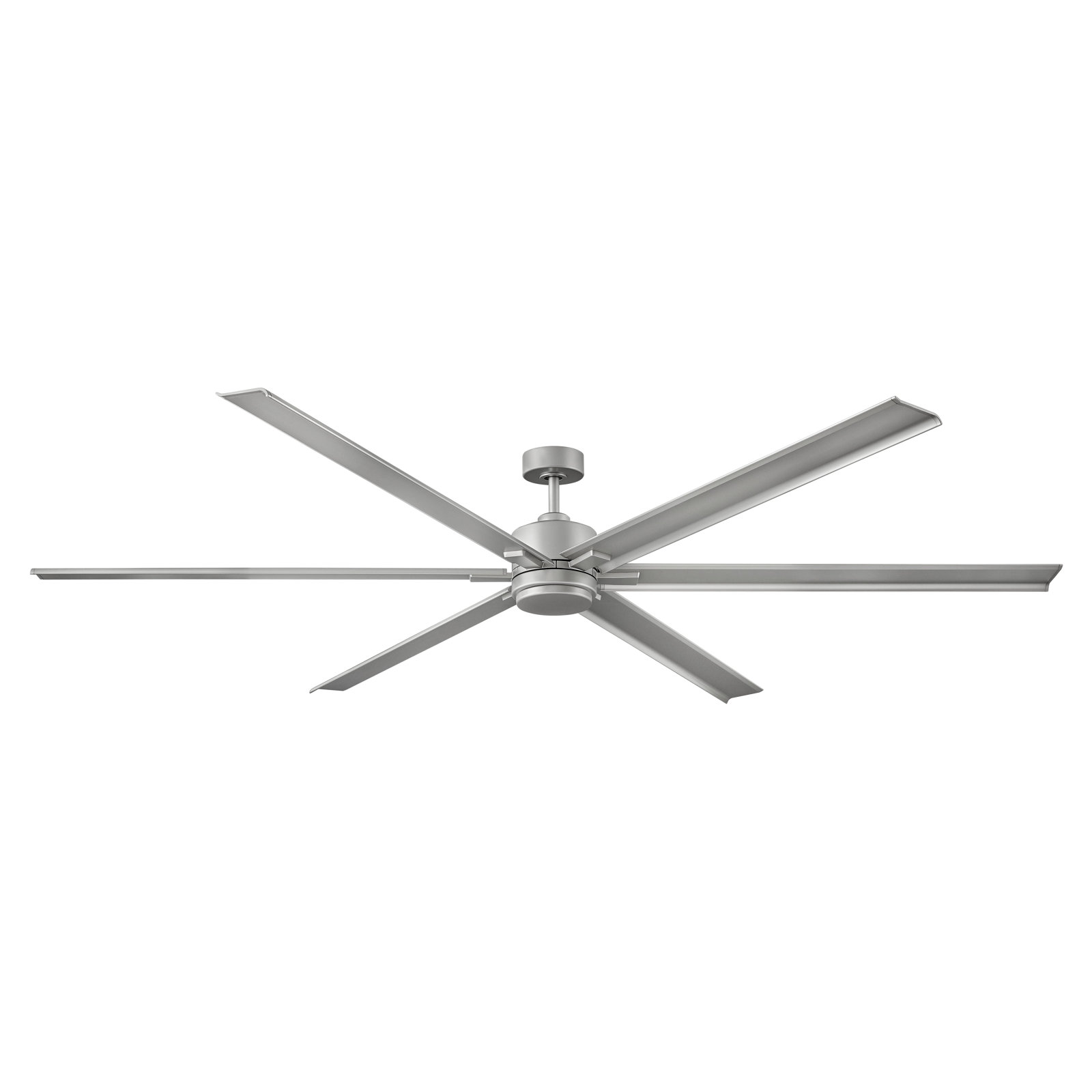 82" Collette 6 - Blade LED Standard Ceiling Fan with Wall Control and Light Kit Included, Brushed Nickel, 82" Wide