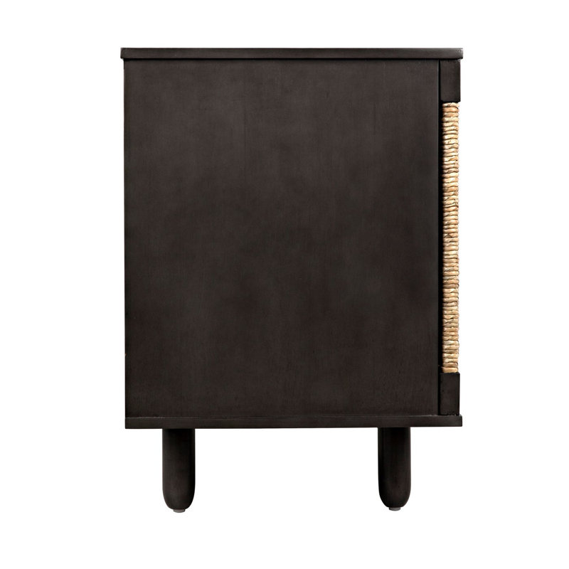 Brook Solid Wood Sideboard, Pale