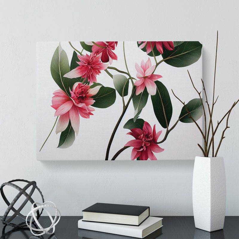 Fine Flowers - Wrapped Canvas, 40cm H x 60cm W x 3cm D