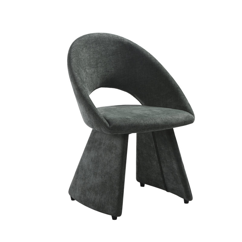 Chaise rembourrée Clementon, Vert, 2