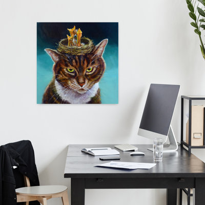 Cheep Toupee Contemporary Bird Cat Urban Art
