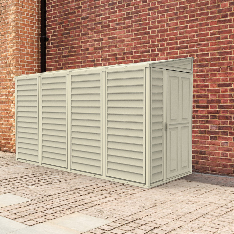Abri de rangement en vinyle avec base L 4 pi x P 10 pi SideMate