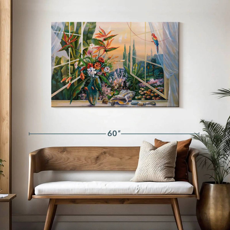 Lilie Window, 30" H x 45" W