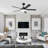Vaczon 52" Dimmable Ceiling Fan with 3CCT LED Lights and Remote Control, 6 Speeds Reversible DC Motor, Timer, Double-Sided Wood Blades, 6''/10'' Downrods, for Indoor/Covered Outdoor Use-497709493
