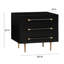 Trident-Nightstand-UK 71.1cm W Acacia,Iron,MDF Bedside Table