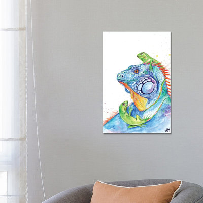 Here Be Dragons by Marc Allante - Wrapped Canvas Gallery-Wrapped Canvas Giclée