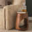 Cove Sculptural Open Side Table-351633968